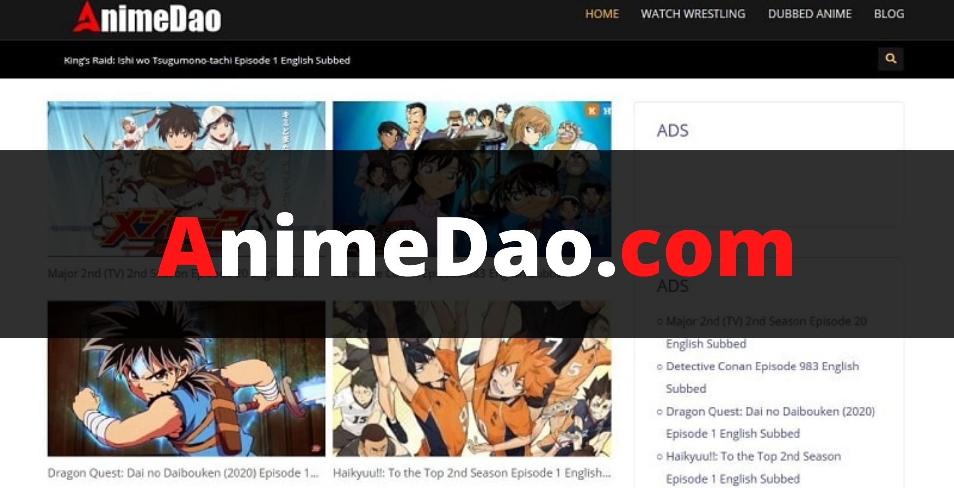 Animedao.com (2023) Anime Streaming Site | Watch Cartoon Shows
