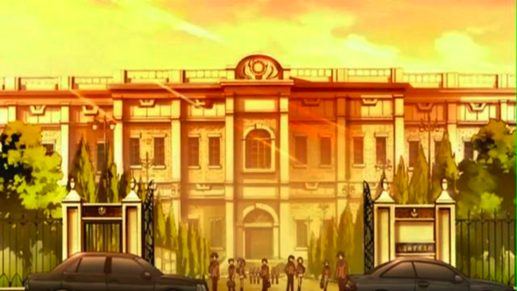 anime school building