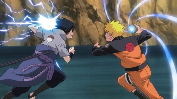 Anime ninja fight