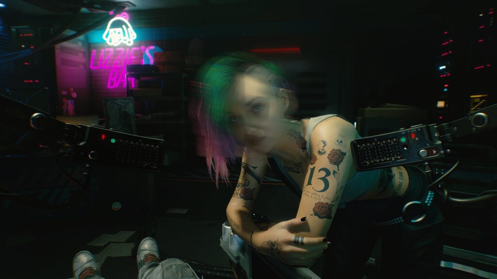 blurred Cyberpunk 2077 low resolution 