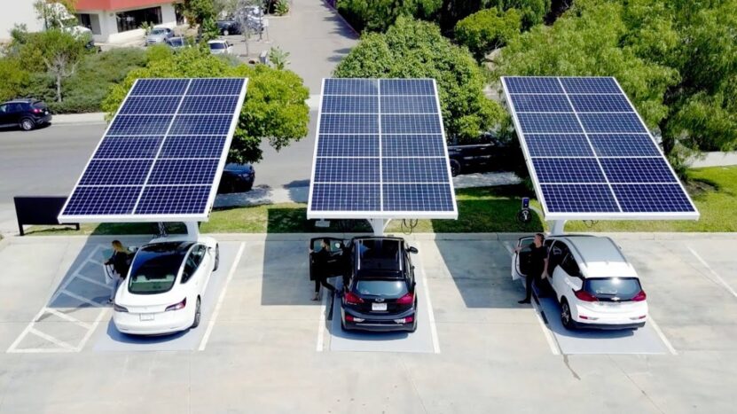 ev chargers with Renewable Energy